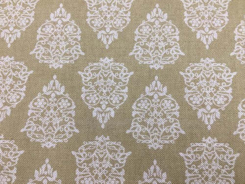 Florence toile fabric - florence, ochre