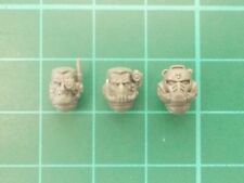 Warhammer 40K - 3 Imperial Fists Primaris Heads - 40k bits