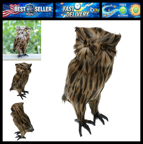 Artificial feathered owl - feathered,