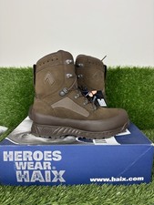 British Army HAIX Desert High Liability Combat Suede Boots men’s size  Uk 10 W 