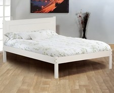 Clifton White Wooden Bed Frame