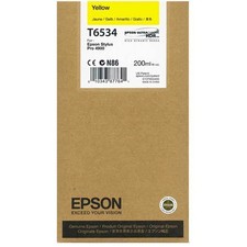Original Epson T6534 Yellow