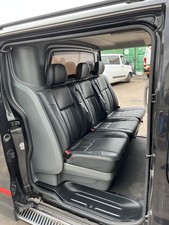 Renault Trafic MK3 2015-22 Vivaro B Crew Cab Seat Set With Bulkhead leather??