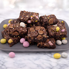Mini Egg Chocolate Brownies in