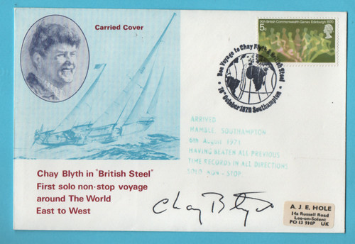 Chay blyth signed - blyth,