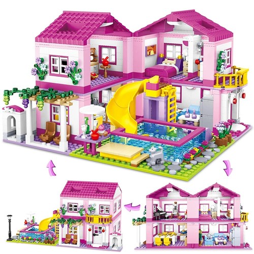 Building block house villa - building,