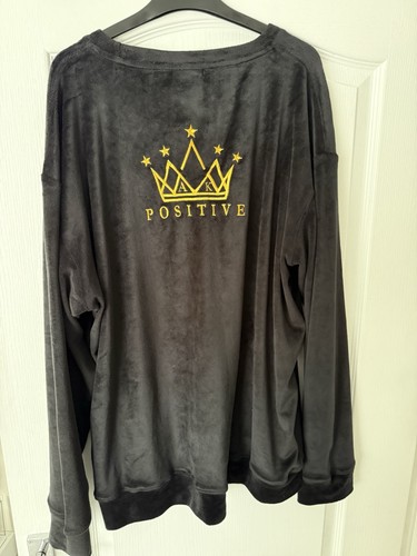 Mens velvet tracksuit - velvet, positive