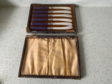 Set of 6 Antique EPNS Butter