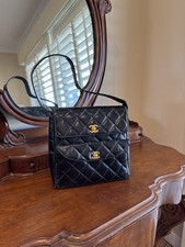 CHANEL DOUBLE FLAP TURN LOCK BAG