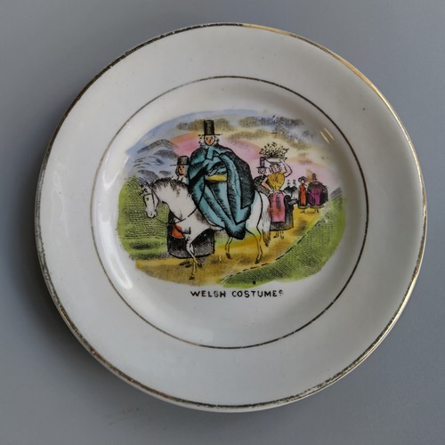 Antique welsh costumes ceramic - antique,