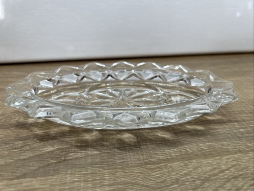 Vintage pressed glass gravy
