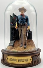 John Wayne Limited Edition Franklin Mint Hand Painted Figure Sculpture In Town