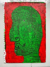 Original Outsider Art Portrait