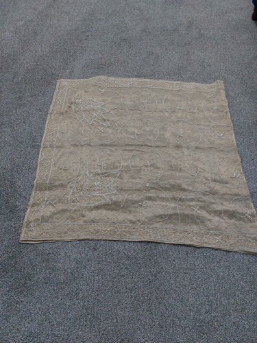 Silk hand embroidered - embroidered, /