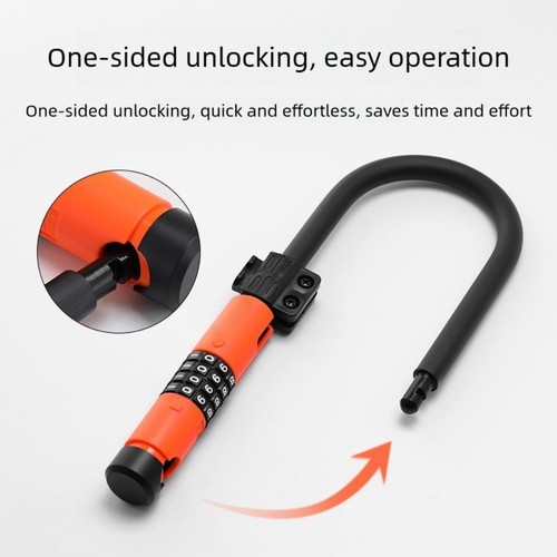 Bike wheel lock with - lock,