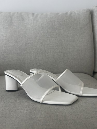 Zara white heels size - heels,, uk