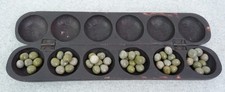 African hand carved Mancala