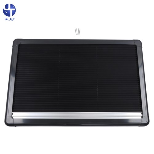 Black motorhome blind - black,