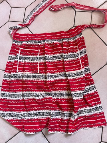Vintage 1960s half - pinny, apron