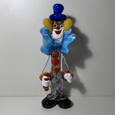 Murano Art Glass Mid-Century Hand Blown Clown w Flask Large 40cm / 16" *Damaged