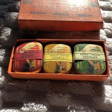 Box & Tins HMV Gramophone Needles Red Tin Still Sealed