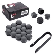 20x Wheel Bolt Caps Anti-Theft Wheel Nuts Set 17 mm Anthracite for CITROEN