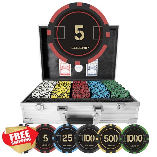 Loychip 1000pc numbered poker - numbered,