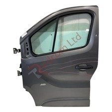 VAUXHALL VIVARO X82 2014-2019 DOOR FRONT LEFT SIDE GREY COMPLETE