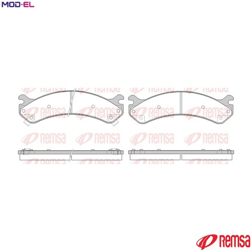 Brake pad set disc - brake,
