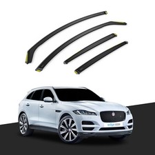 Jaguar F-PACE 2016-onwards 5 Door SUV Wind Deflectors 4pc Tinted