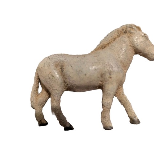 Vintage cast iron horse figure - horse,
