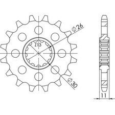 SUNSTAR STEEL SPROCKET P525