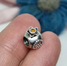 Genuine Pandora Orange CZ