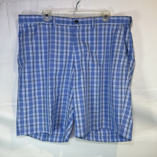 Haggar lightweight blue plaid - haggar,