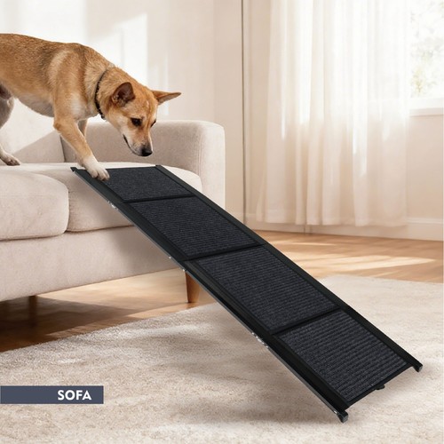 Foldable dog car ramp - dog, 71"
