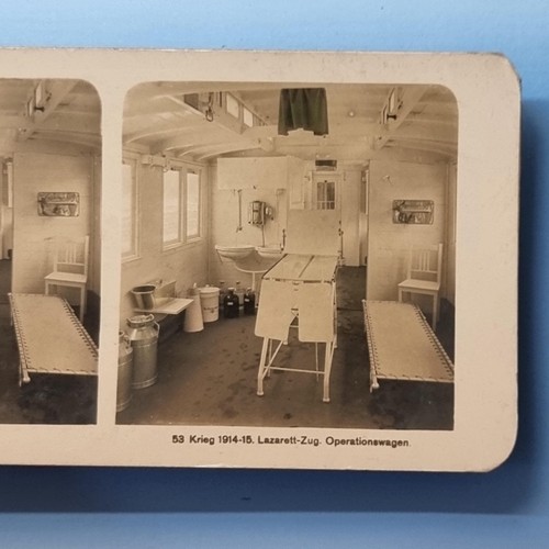 Ww1 german military stereoview - ww1,
