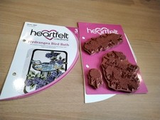 Heartfelt Creations HYDRANGEA BIRD BATH, New Stamps, But Packaging Is Opened