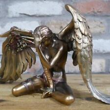 Steampunk Ornament Angel Golden Industrial Home Decor Figurine Statue Sculpture
