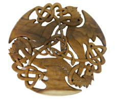 Wooden Dragon Wall Art Carving