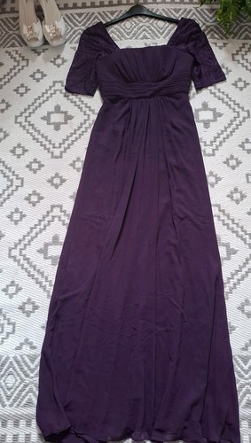 Purple lace trim - purple, evening