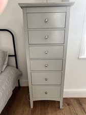 Marks And Spencer Hastings 6 Drawer Tallboy Chest Of Drawers White
