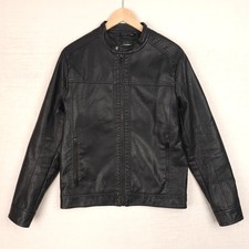 Jack & Jones Mens Black Faux