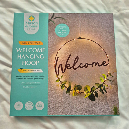 Mason jones solar welcome - &,