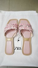 Zara Pink Quilted Square Toe
