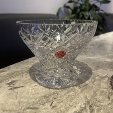 Vintage Cut Lead Crystal Vase