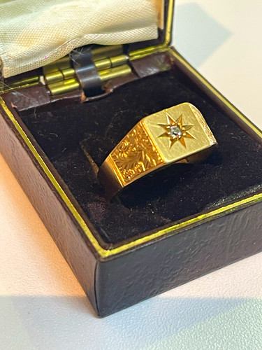 18ct yellow gold - 18ct, diamond