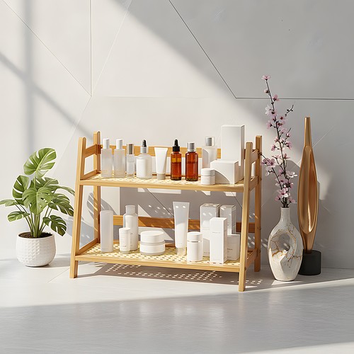 Tiers tabletop bamboo - 2,