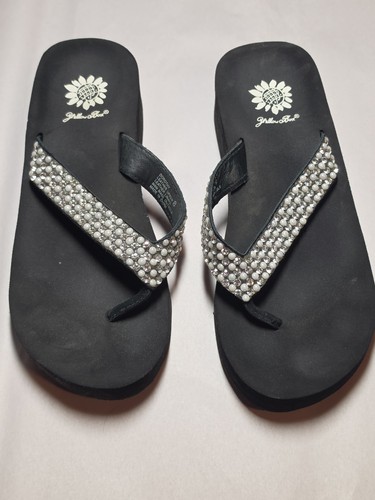 Yellow box rhinestone black - box,