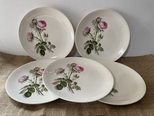 Vintage Johnson Bros Dinner Plates x 5 Old English Roses