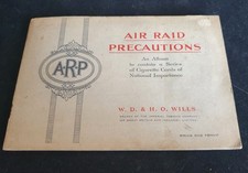 WW2 British Home Front (late 1930s)  Cigarette Card Collection by WD & HO Wills